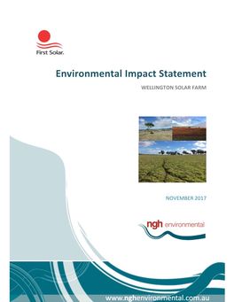 Environmental Impact Statement WELLINGTON SOLAR FARM