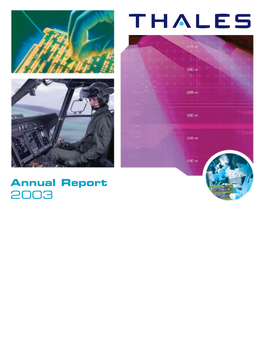 Annual Report 2003 ANNUAL REPORT
