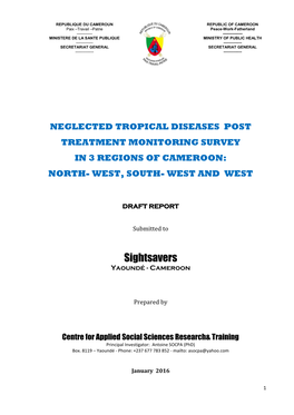 Sightsavers Yaoundé - Cameroon