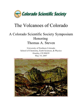 The Volcanoes of Colorado