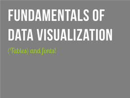 (Tables) and Fonts! Compare Items Trends Over Time