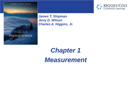 Measurement Sections 1.1-1.7