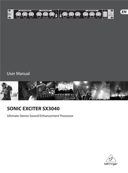 Sonic Exciter Sx3040 1 2