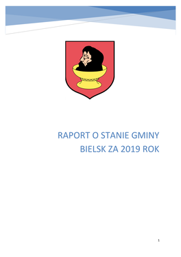 Raport O Stanie Gminy Bielsk Za 2019 Rok
