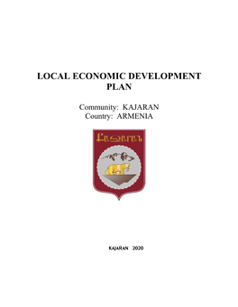 Local Economic Development Plan