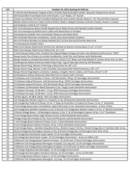 LOT June 26, 2021 STARTING at 9:00 Am 1