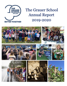 Annual Report the Grauer School 2019-2020