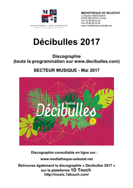 Décibulles 2017