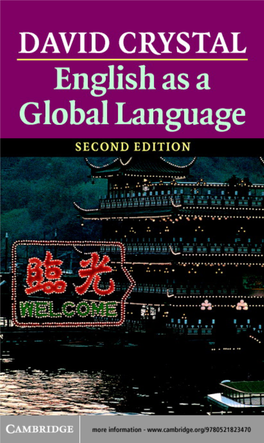 English As a Global Language Second Edition