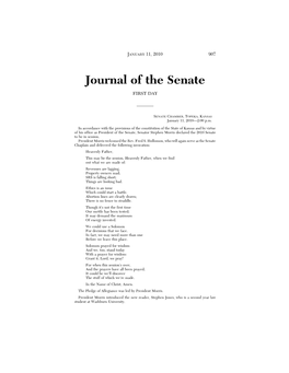 Journal of the Senate