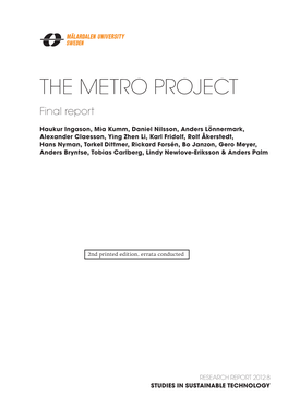 The Metro Project
