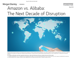 Amazon Vs. Alibaba