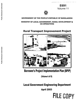 List of Upazila Roads 21 Districts Under Rural Transport Improvement Project (RTIP)