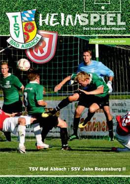 SSV Jahn Regensburg II WIR LIEBEN, WAS WIR TUN