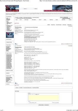 Kia Carnival 20 Pin Radio Wiring Forum Discussion.Pdf