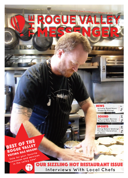 OUR SIZZLING HOT RESTAURANT ISSUE 2 Interviews with Local Chefs 2