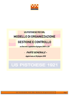 Modello Di Organizzazione Gestione E Controllo