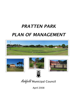 Pratten Park Plan of Management