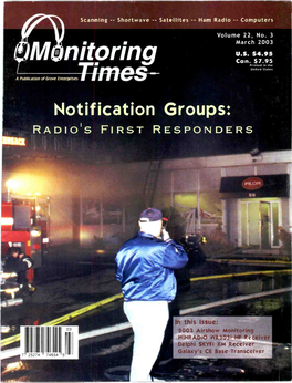 Notification Groups: RADIO's FIRST RESPONDERS
