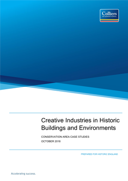 Creative Industries in Historic Buildings and Environments