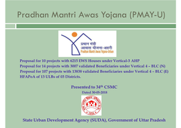 Pradhan Mantri Awas Yojana (PMAY-U)