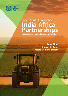 India-Africa Partnerships in Food Security and Capacity-Building