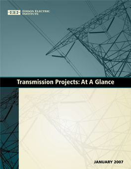 Transmission Projects: at a Glance