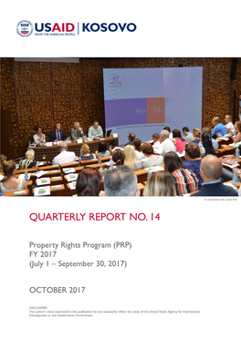 (PRP) Quarterly Report