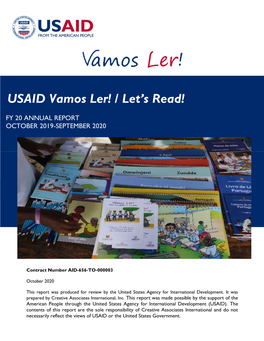 USAID Vamos Ler! / Let's Read!