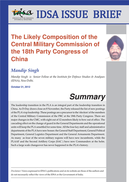 The Likely Composition of the Mandip 31 Oct.Pmd