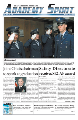 Joint Chiefs Chairman to Speak at Graduation