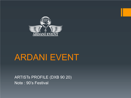 Ardani Event