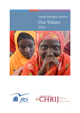 Jesuit Refugee Service: Our Values