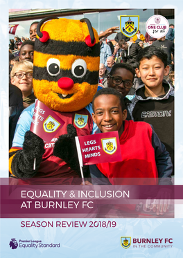 Equality & Inclusion at Burnley Fc