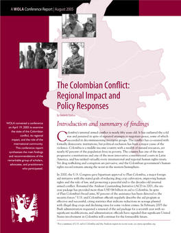 The Colombian Conflict