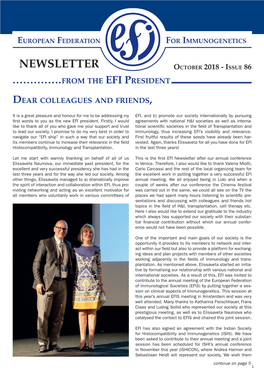 Efi Newsletter Nr 86