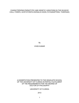 University of Florida Thesis Or Dissertation Formatting