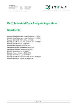 D4.2. Measure