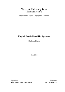 English Football and Hooliganism