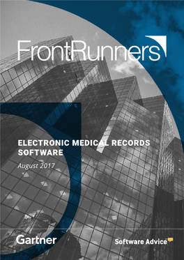 EMR Software 7 the Quadrant 8 EMR Frontrunners Index 33 Runners up 39 Methodology Basics FRONTRUNNERS