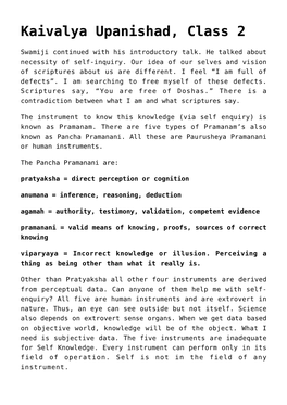 Kaivalya Upanishad, Class 2,Bagawat Geeta Class 24,Kaivalya