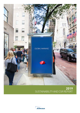Sustainability and Csr Report 2019 Sustainability and Csr Report