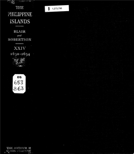 The Philippine Islands, 1493-1803;