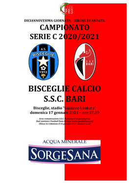 Bisceglie Calcio S.S.C. Bari