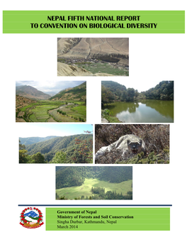 Nepal Fifth National Report to Convention on Biological Diversity