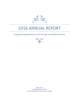 2016 Annual Report