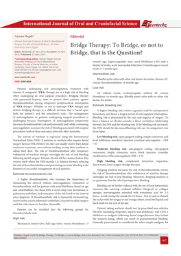 Bridge Therapy