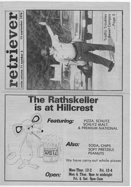 The ·Rathskeller . ·Is· at Hillcrest