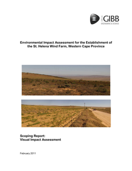 Visual Assessment Scoping Report for the Proposed St