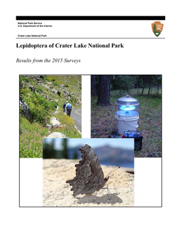 Lepidoptera of Crater Lake National Park